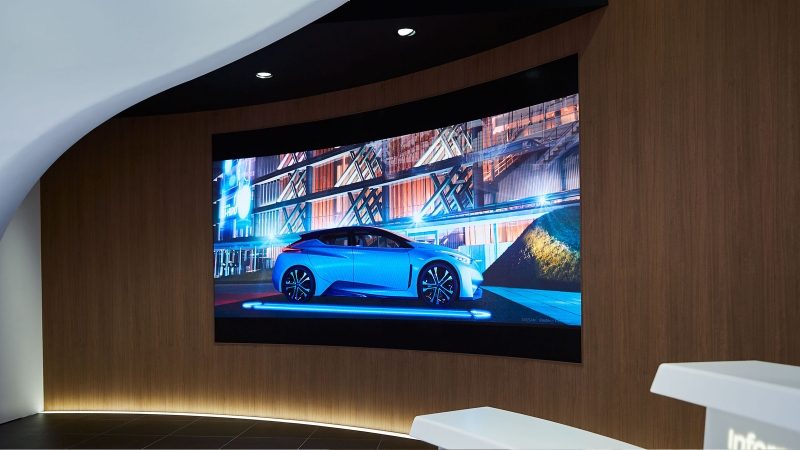 Nissan Crossing theater screen