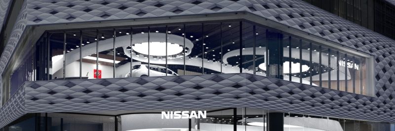 Nissan Crossing virtual facade exterior