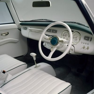 Interior of the Nissan Figaro Pike car