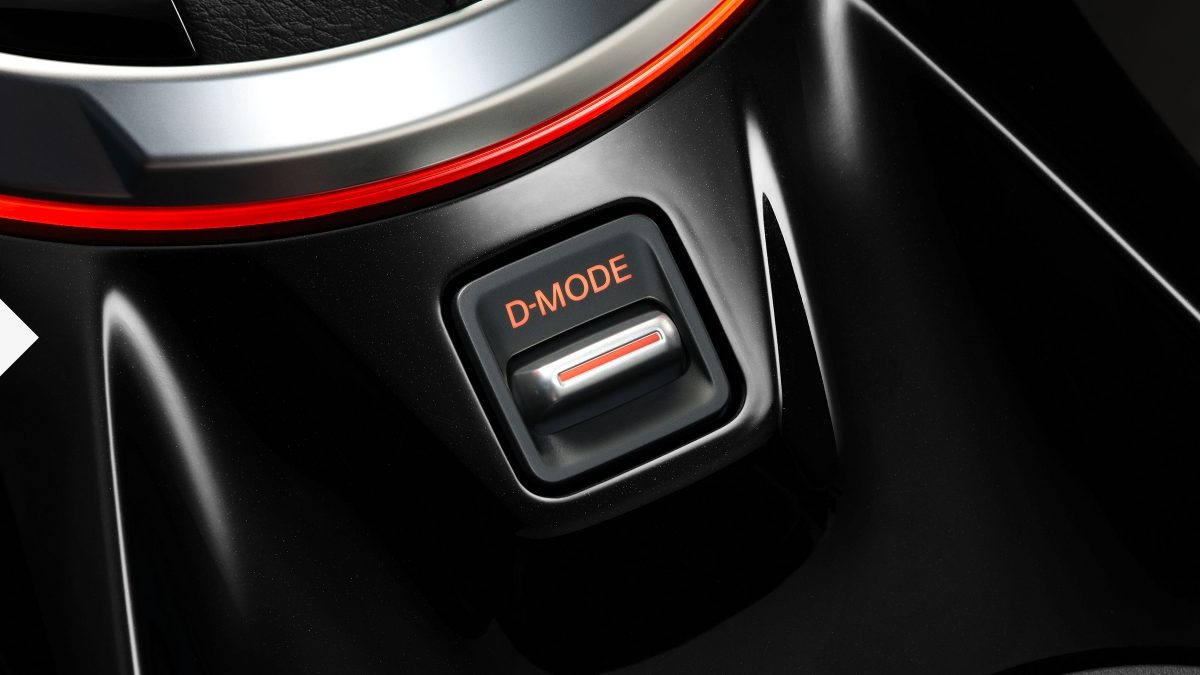 Nissan JUKE D-Mode button