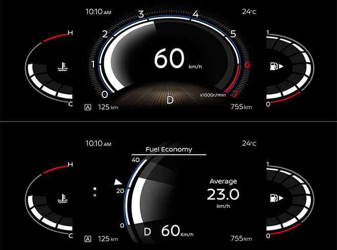 TFT Advanced Drive Assist Display