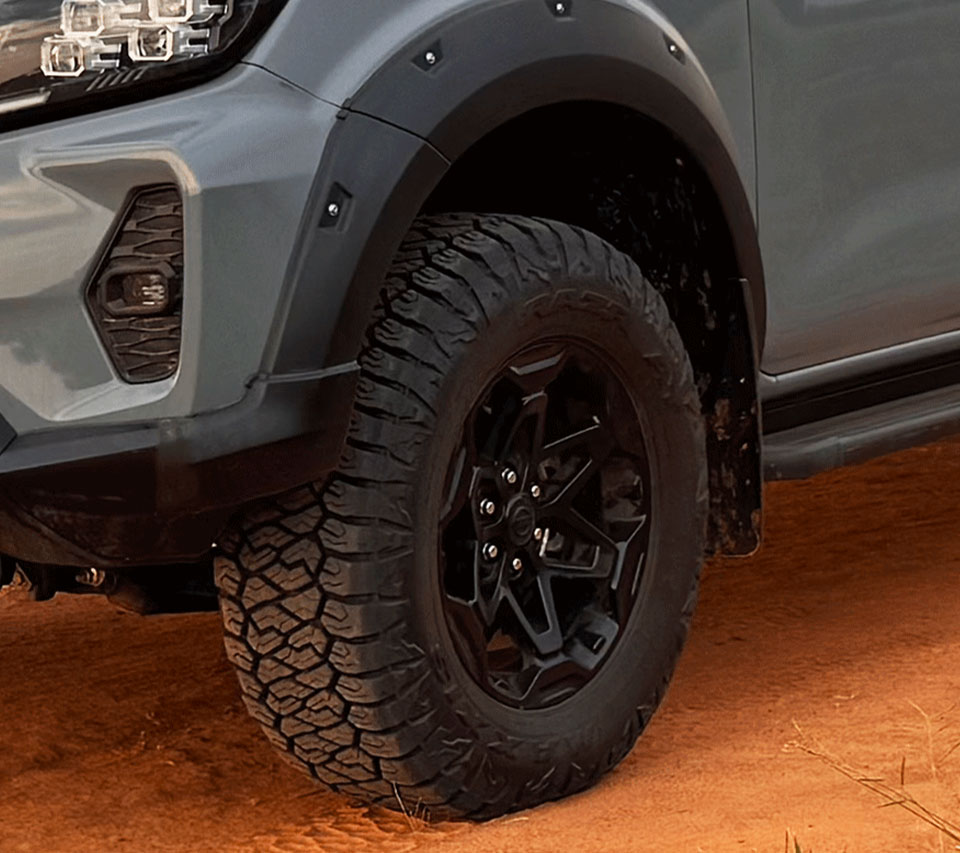 Dominating Front Grille