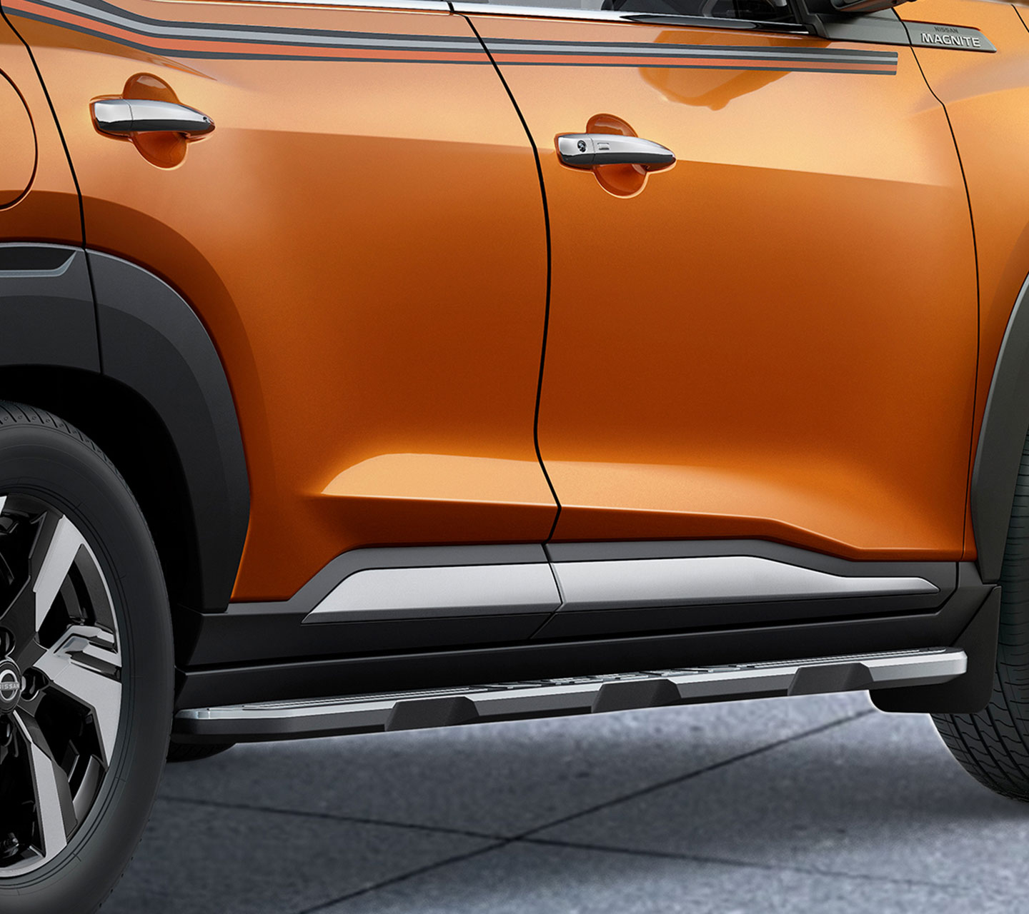 Dominating Front Grille