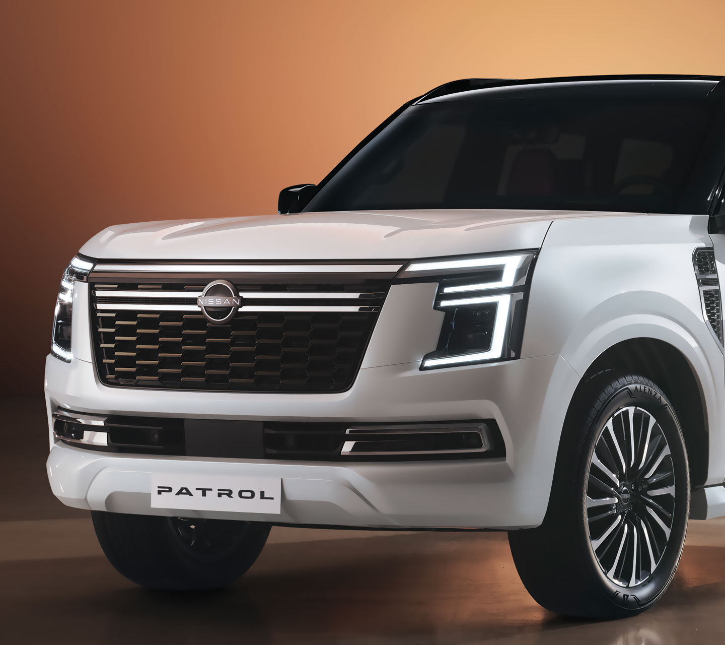Dominating Front Grille